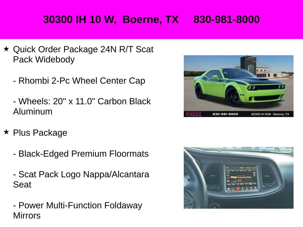 Used 2023 Dodge Challenger R/T Scat Pack RWD image 20