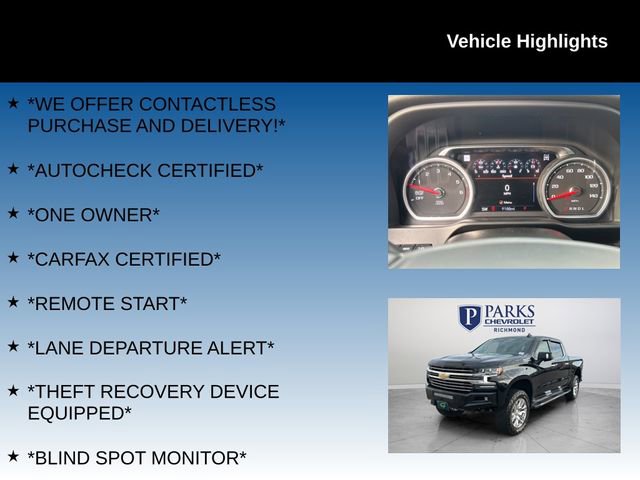 Used 2021 Chevrolet Silverado 1500 High Country w/ Technology Package image 4