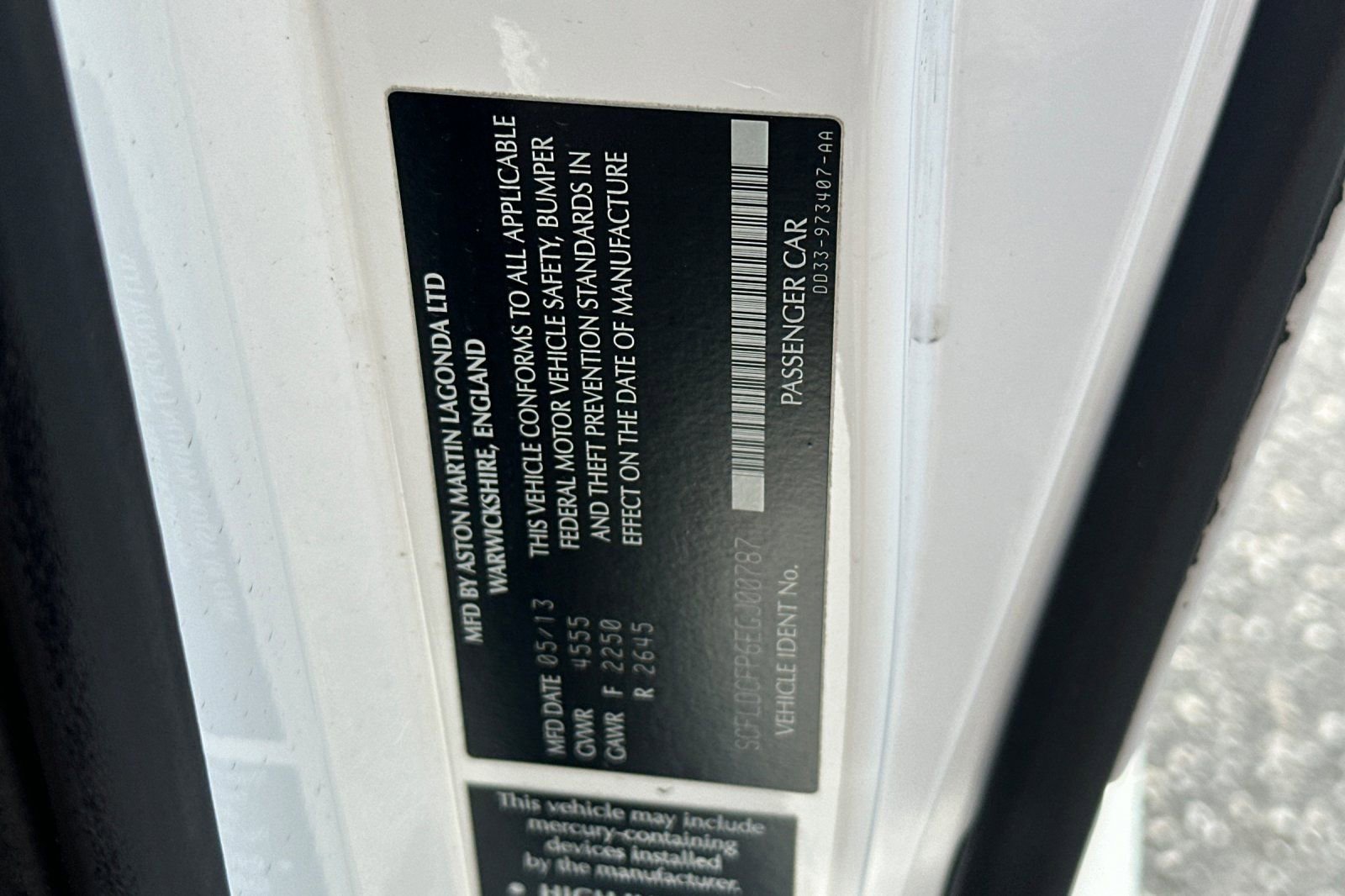 Used 2014 Aston Martin Vanquish Coupe image 33