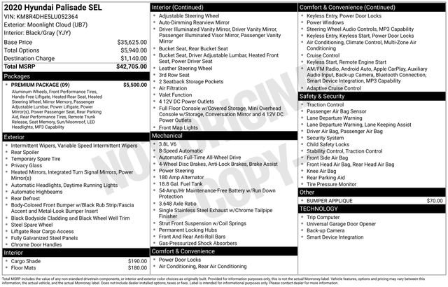 Used 2020 Hyundai Palisade SEL w/ Premium Package image 44