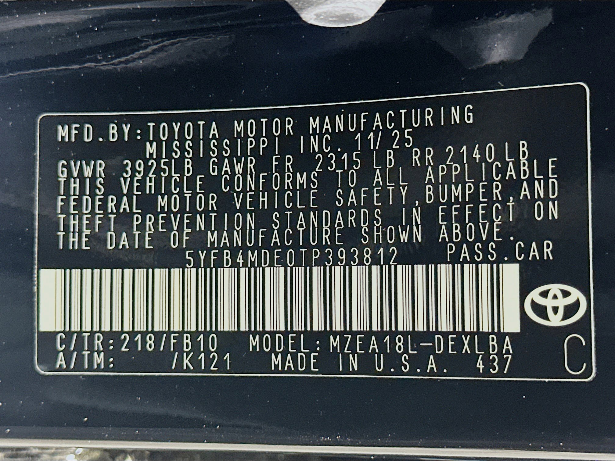 Used 2026 Toyota Corolla LE FWD image 12