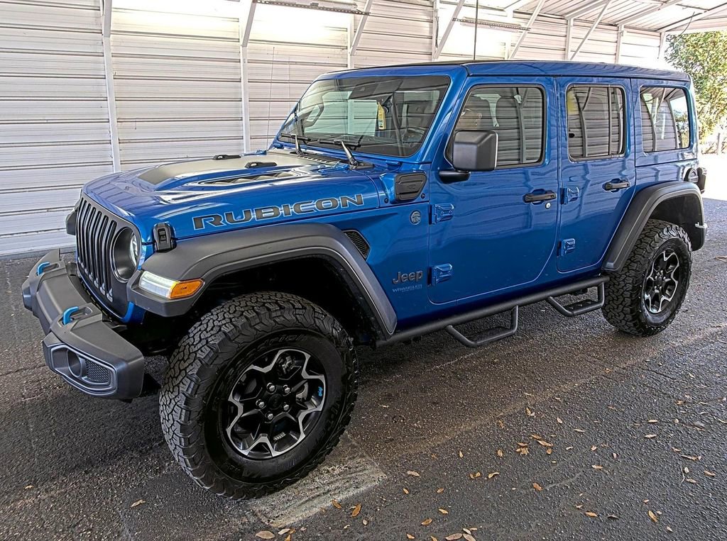Used 2022 Jeep Wrangler Unlimited Rubicon 4xe w/ Safety Group image 3
