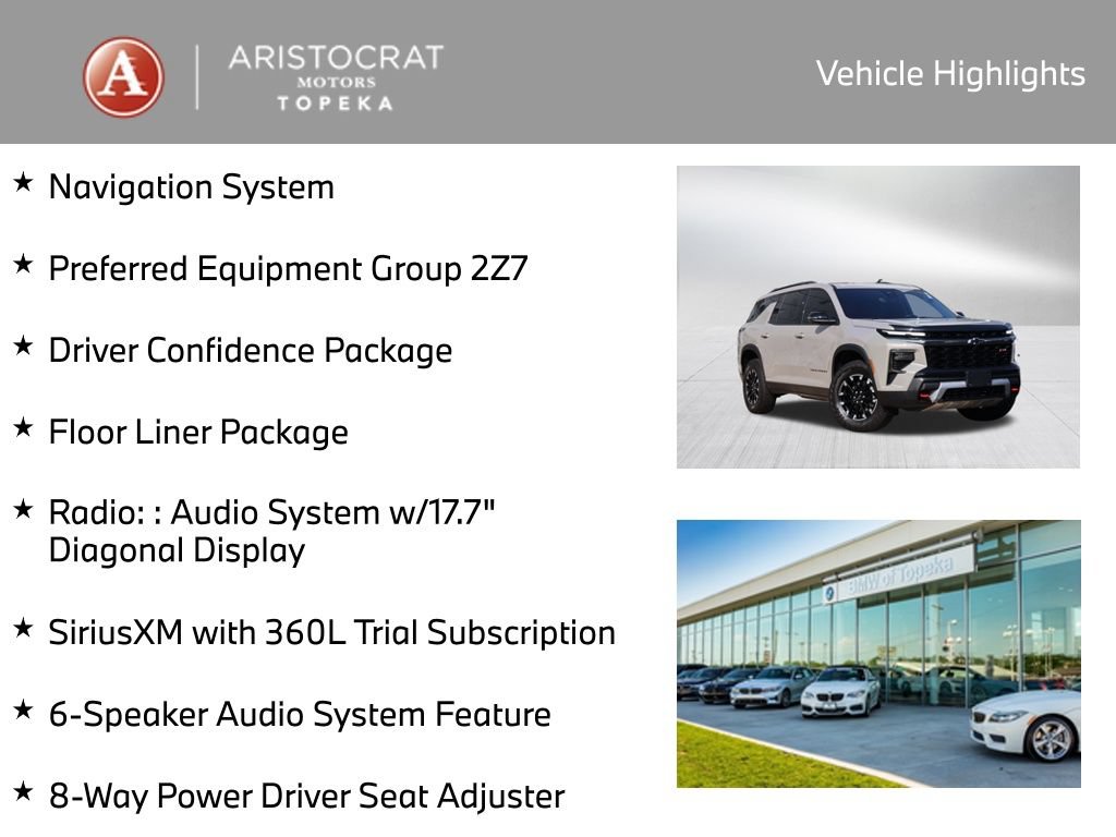 Used 2026 Chevrolet Traverse Z71 w/ Driver Confidence Package AWD/4WD image 2
