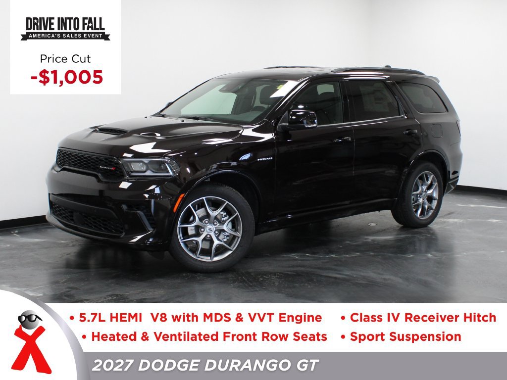 New 2027 Dodge Durango GT AWD/4WD 360° Tour