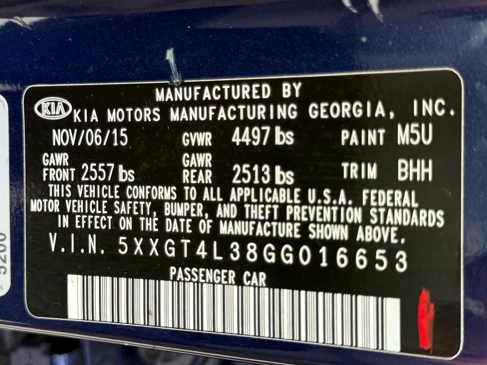 Used 2016 Kia Optima LX FWD image 13
