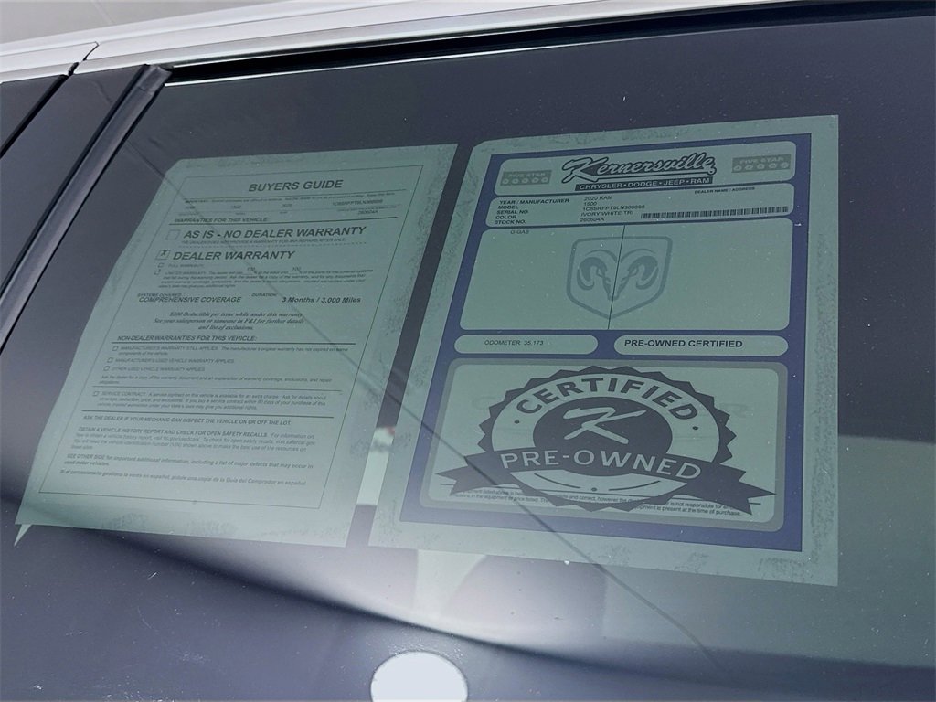 Used 2020 RAM 1500 Limited w/ Body Color Bumper Group image 35