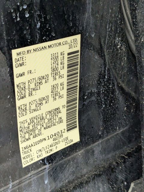 Used 2023 Nissan Titan Platinum Reserve w/ Moonroof Package image 39