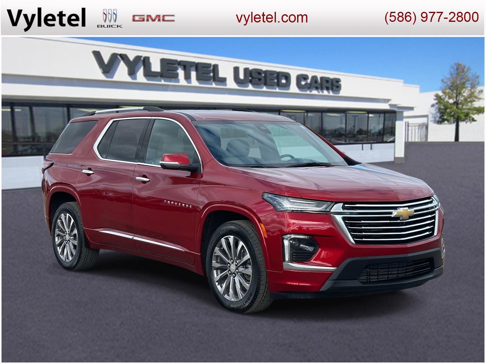 Certified 2023 Chevrolet Traverse Premier w/ LPO, Floor Liner Package