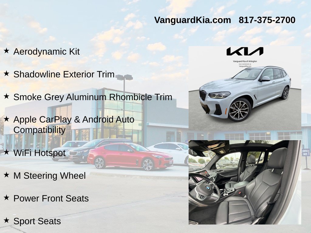 Used 2022 BMW X3 xDrive30i w/ M Sport Package 2 AWD/4WD image 18