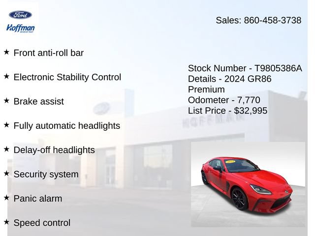Used 2024 Toyota GR86 Premium RWD image 20