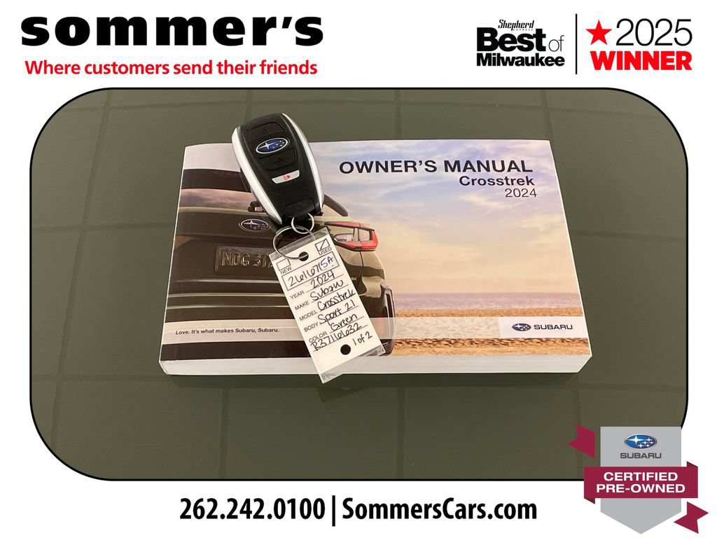 Certified 2024 Subaru Crosstrek 2.5i Sport w/ Crosstrek Mirror Package AWD/4WD image 25