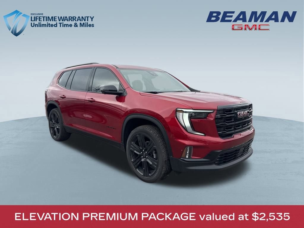 New 2025 GMC Acadia Elevation w/ Elevation Premium Package
