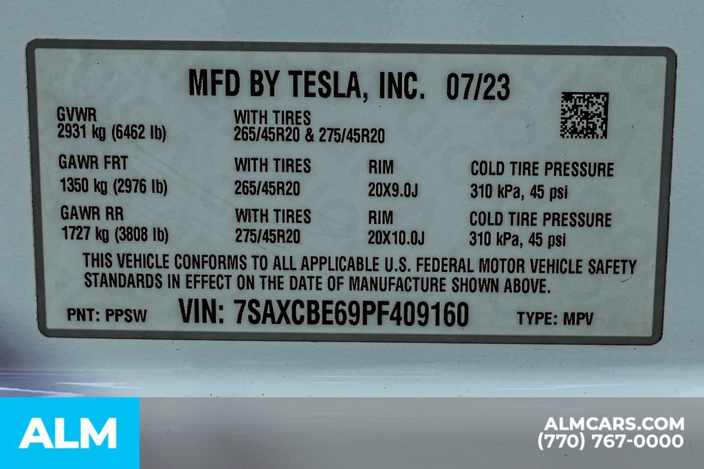 Used 2023 Tesla Model X Plaid AWD/4WD image 46