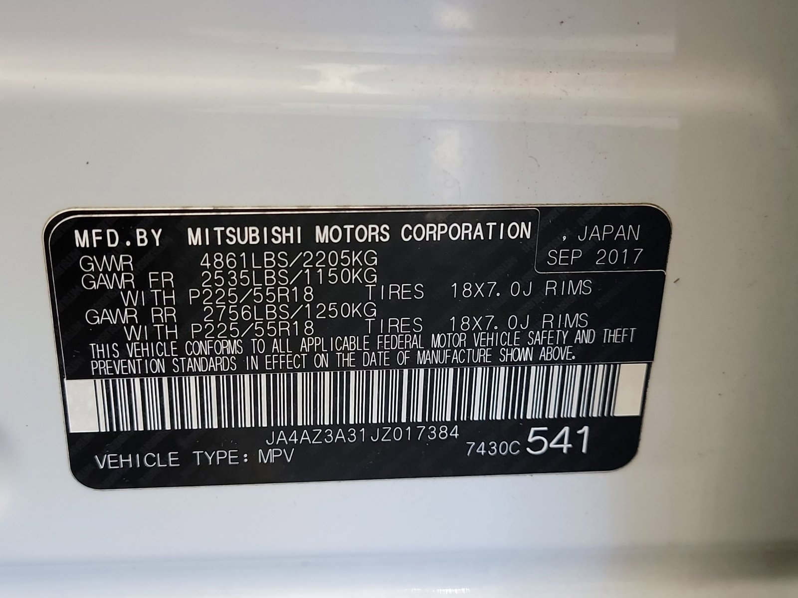 Used 2018 Mitsubishi Outlander ES AWD/4WD image 33