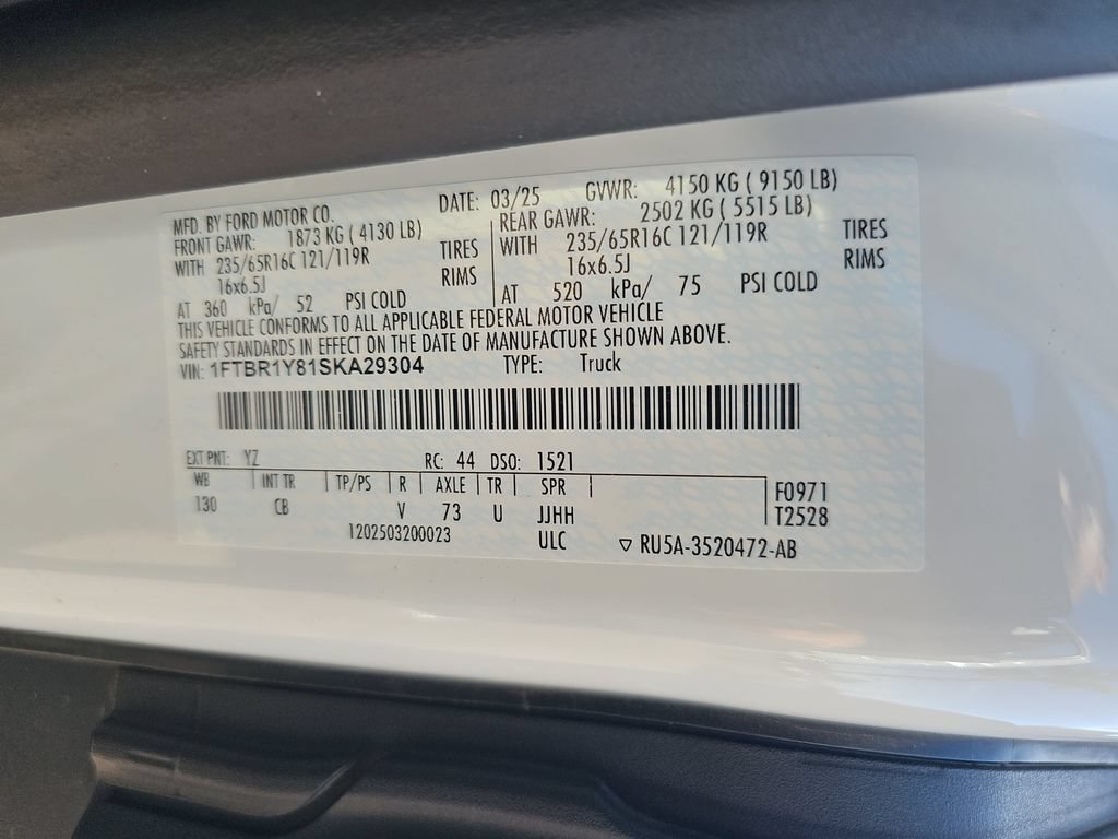 Used 2025 Ford Transit 250 Low Roof w/ Exterior Upgrade Package RWD image 41