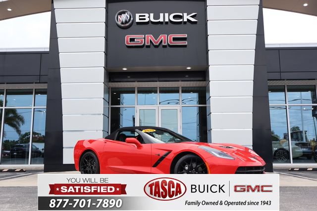 Used 2019 Chevrolet Corvette Stingray Convertible w/ Carbon Flash Badge Package RWD image 1