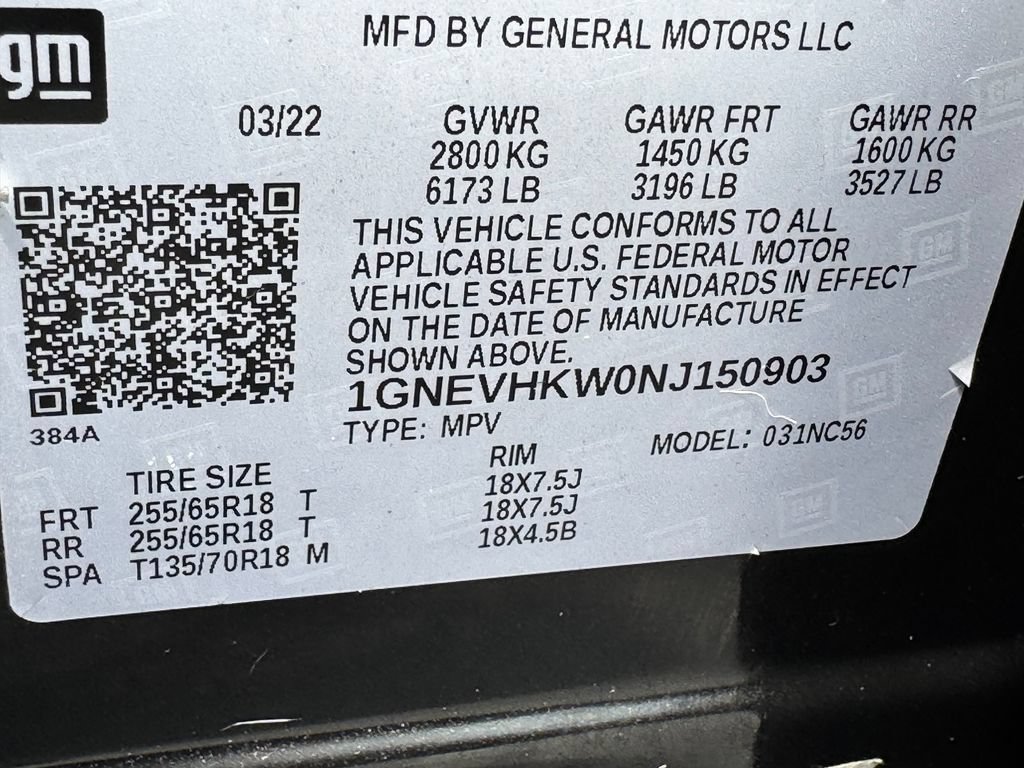 Used 2022 Chevrolet Traverse LT AWD/4WD image 37