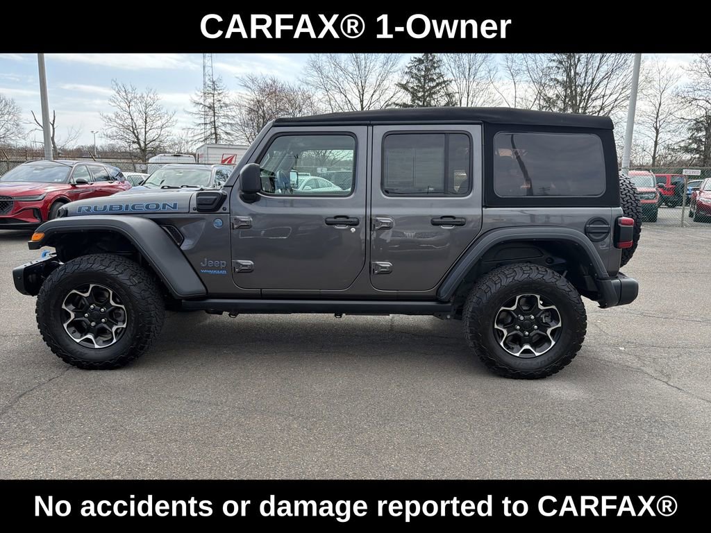 Used 2022 Jeep Wrangler Unlimited Rubicon 4xe w/ Steel Bumper Group AWD/4WD image 2