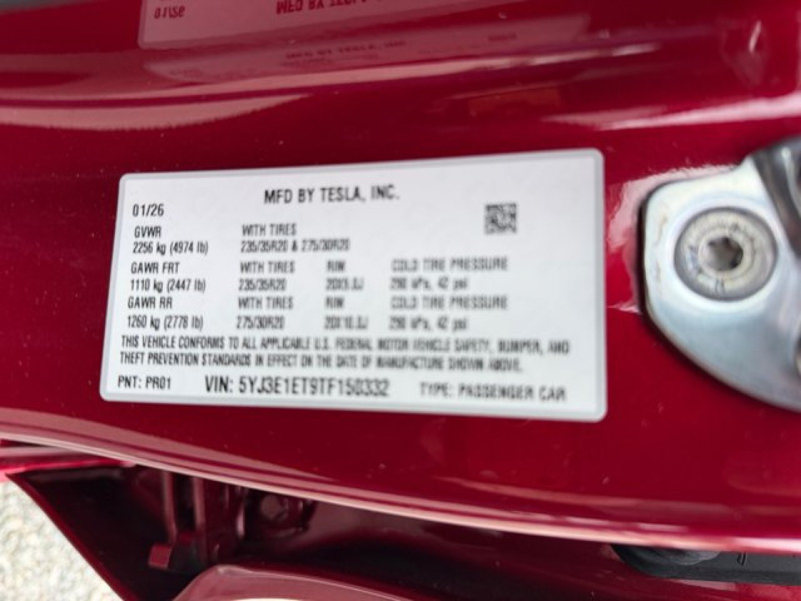 Used 2026 Tesla Model 3 Performance AWD/4WD image 22
