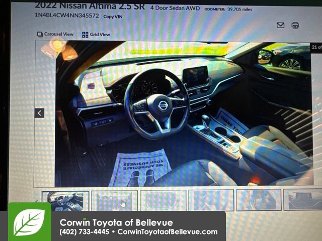 Used 2022 Nissan Altima 2.5 SR AWD/4WD image 10