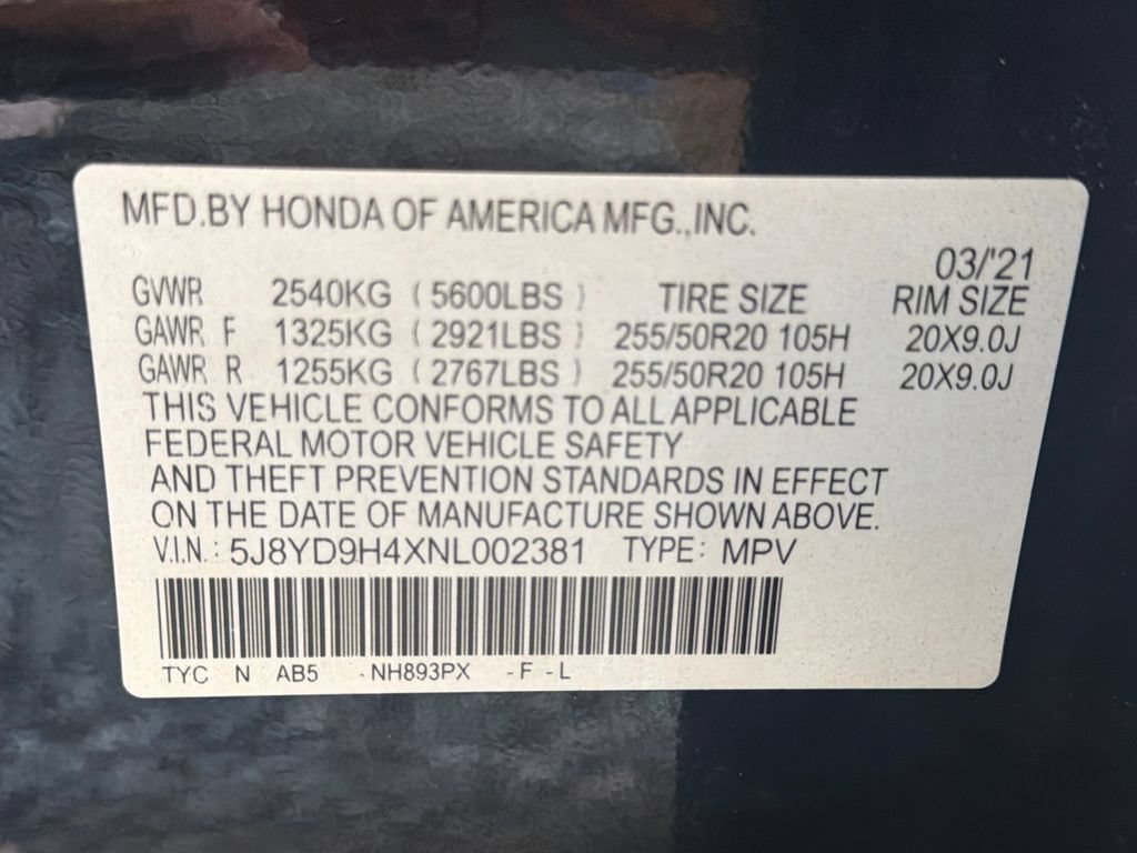 Used 2022 Acura MDX w/ Technology Package FWD image 36