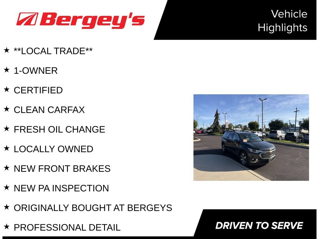 Certified 2020 Chevrolet Traverse LT w/ LT Premium Package AWD/4WD image 4
