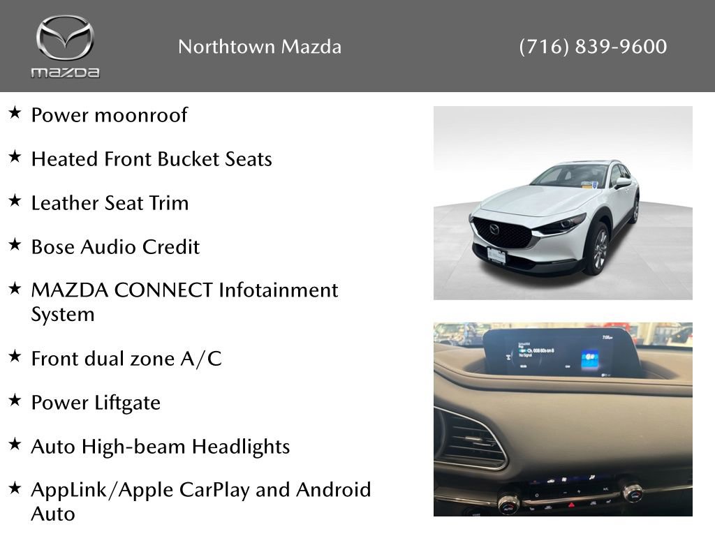 Certified 2023 MAZDA CX-30 AWD 2.5 S w/ Premium Package image 10