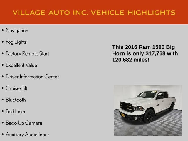 Used 2016 RAM 1500 Big Horn image 14