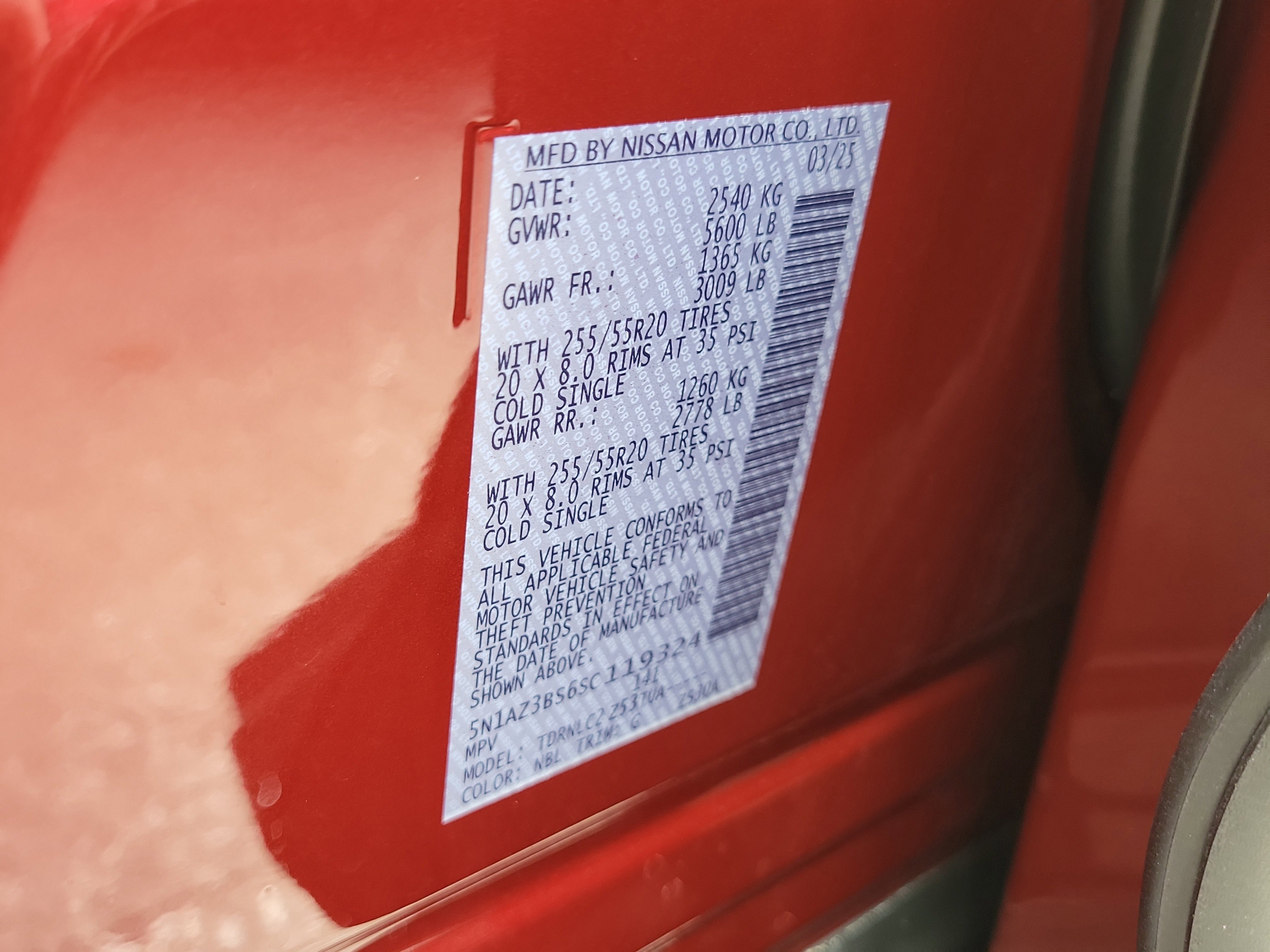 Certified 2025 Nissan Murano SV AWD/4WD image 30