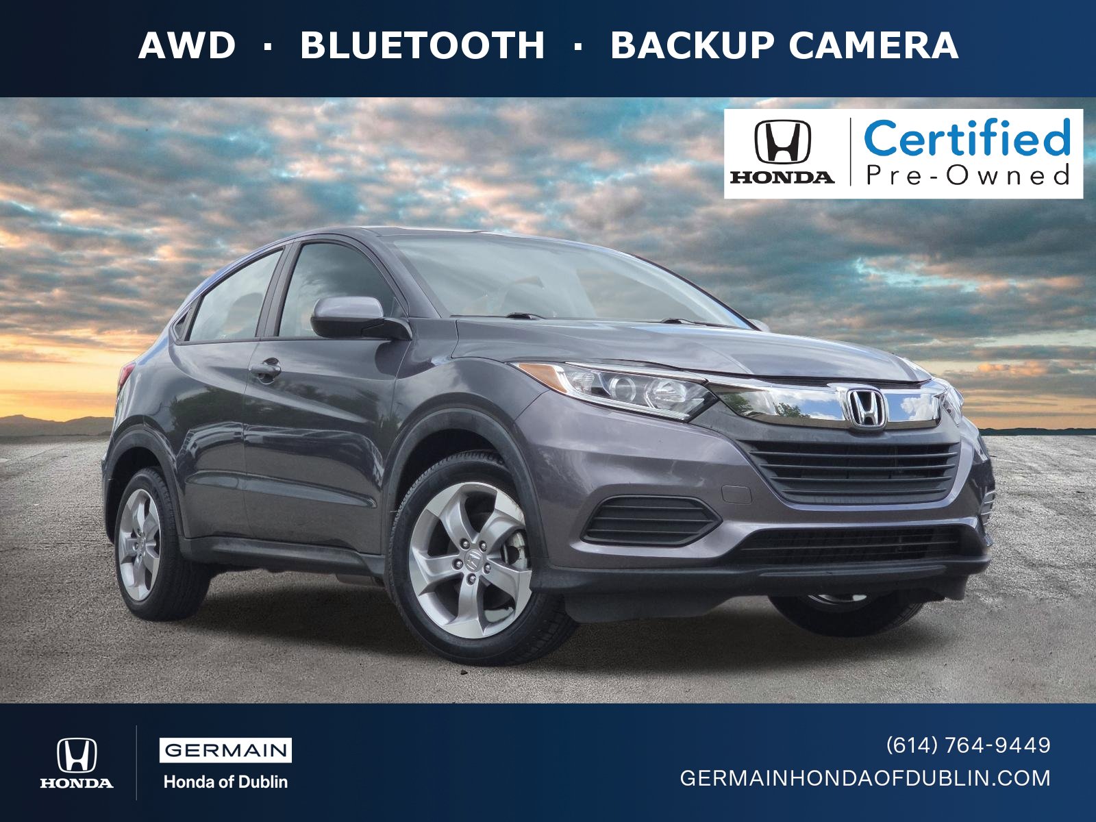 Certified 2020 Honda HR-V LX