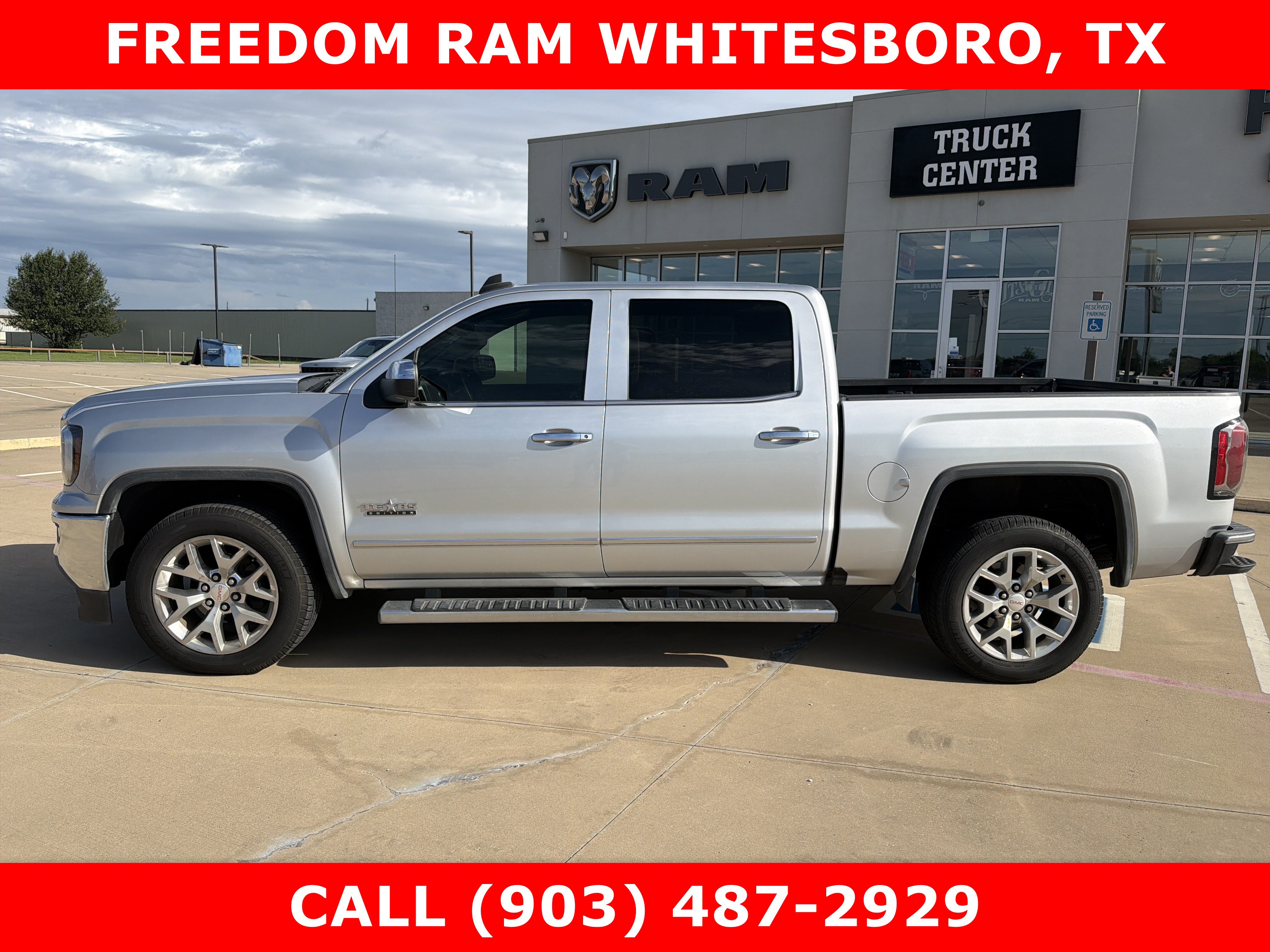 Used 2017 GMC Sierra 1500 SLT w/ Texas SLT Premium Package RWD image 2