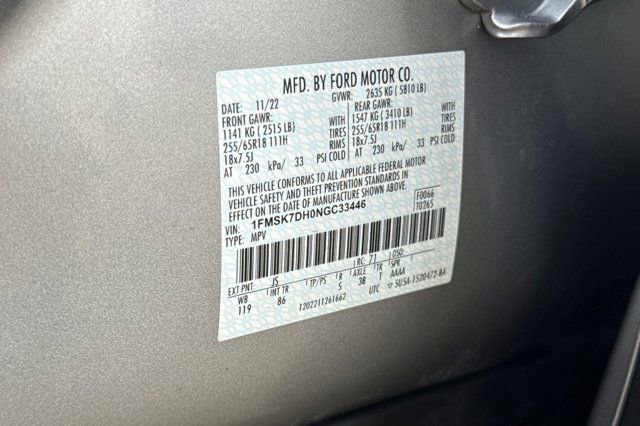 Certified 2022 Ford Explorer XLT image 32