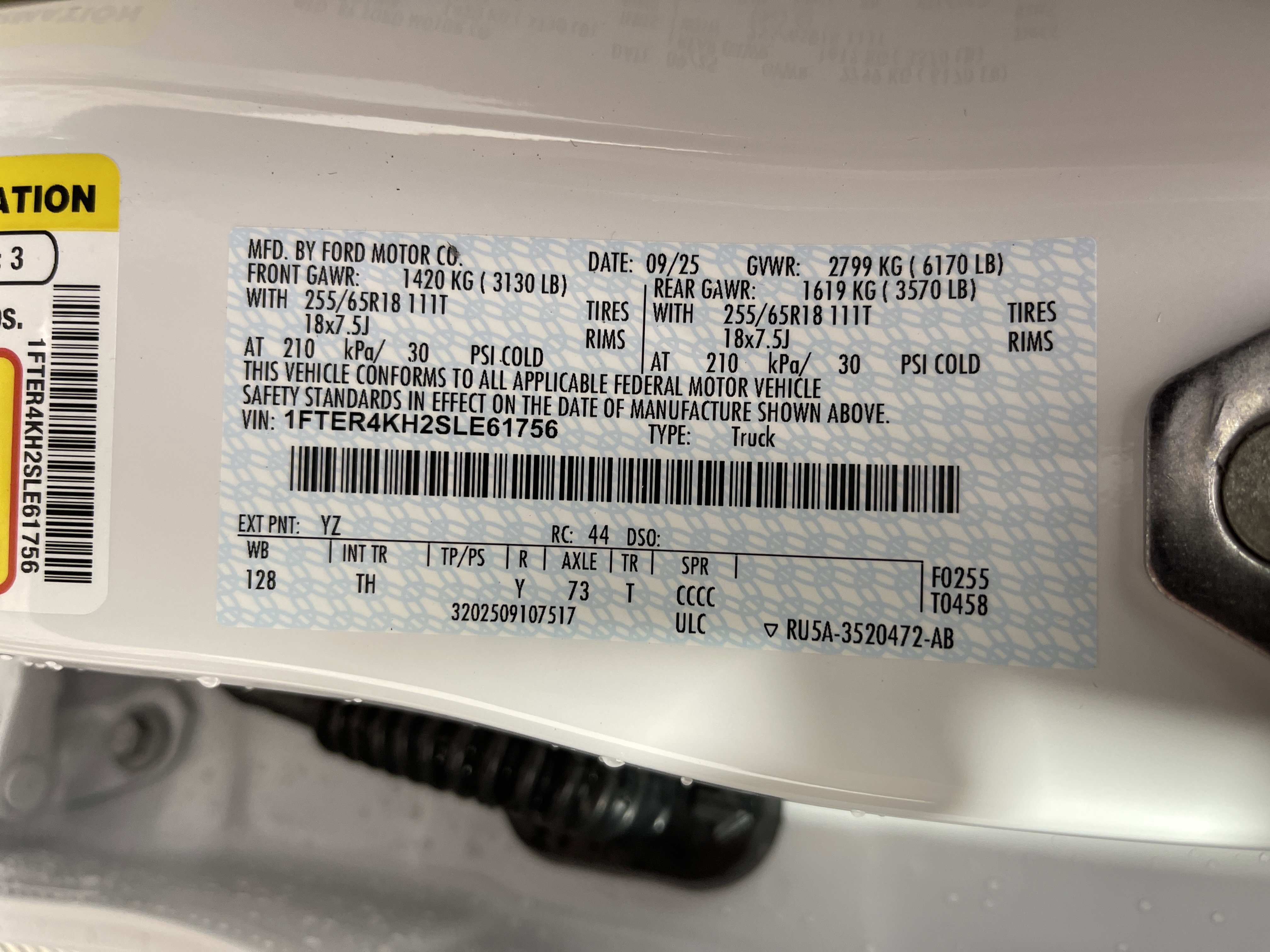 New 2025 Ford Ranger Lariat w/ Advanced Towing Package image 28