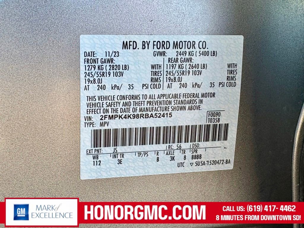 Used 2024 Ford Edge Titanium AWD/4WD image 36