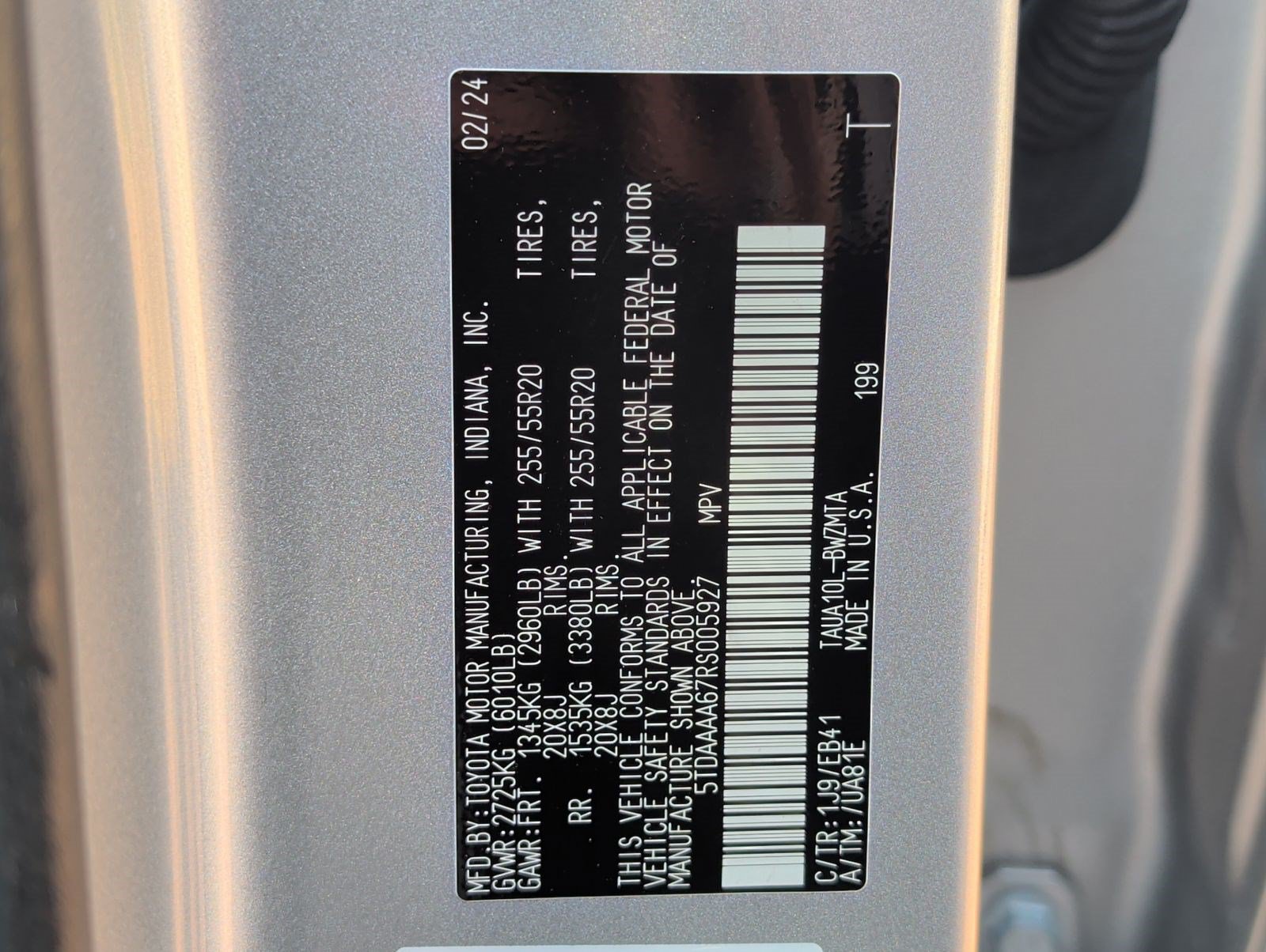Certified 2024 Lexus TX 350 FWD w/ Captains Chair Package image 31