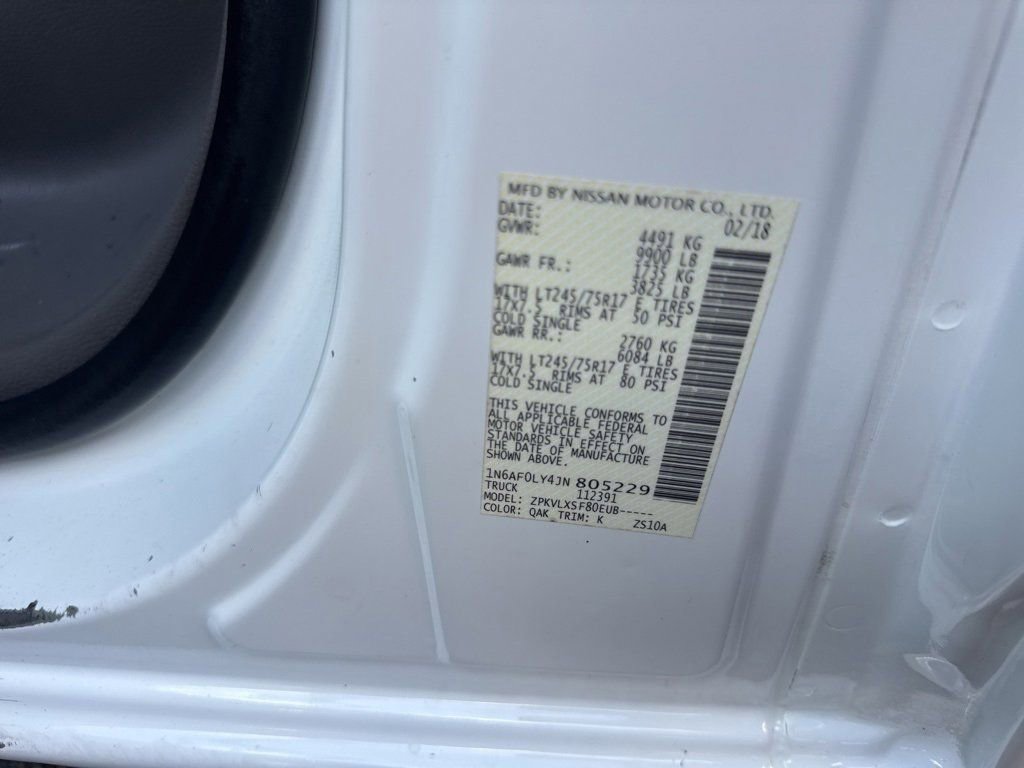 Used 2018 Nissan NV 3500 SV image 37