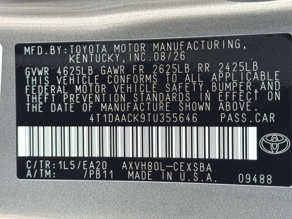 New 2026 Toyota Camry SE w/ Convenience Package FWD image 37