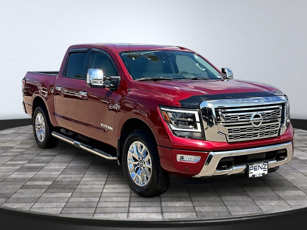 Used 2021 Nissan Titan SL w/ Moonroof Package AWD/4WD image 3