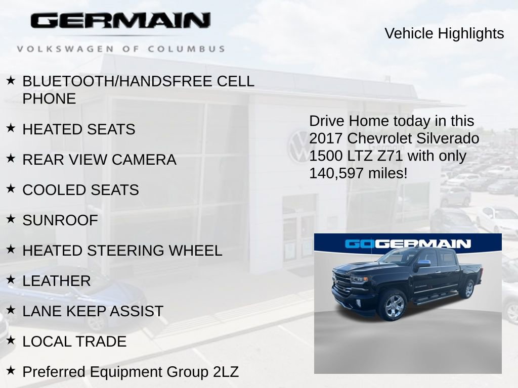 Used 2017 Chevrolet Silverado 1500 LTZ Z71 w/ LTZ Plus Package image 6