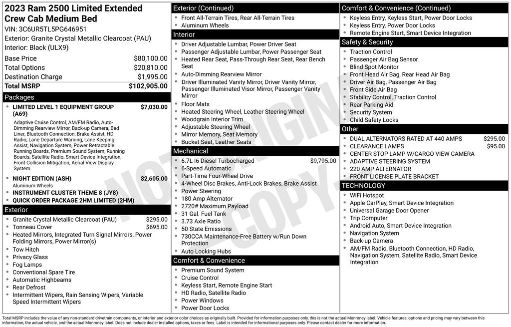 Certified 2023 RAM 2500 Limited image 24