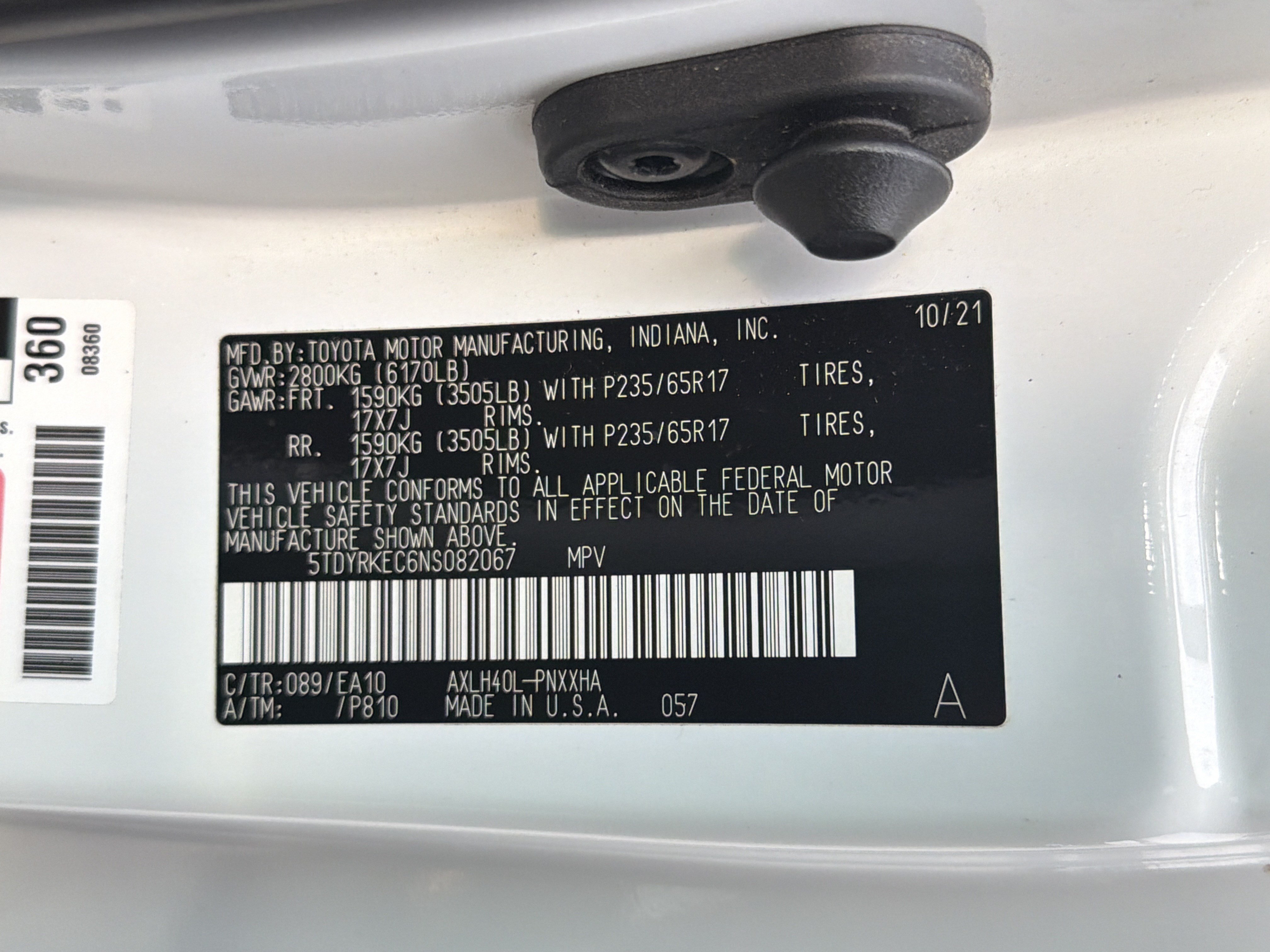 Used 2022 Toyota Sienna XLE FWD image 31
