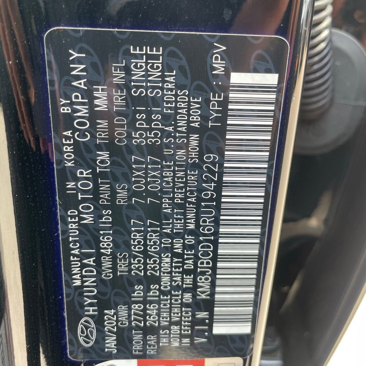 Used 2024 Hyundai Tucson Blue image 30