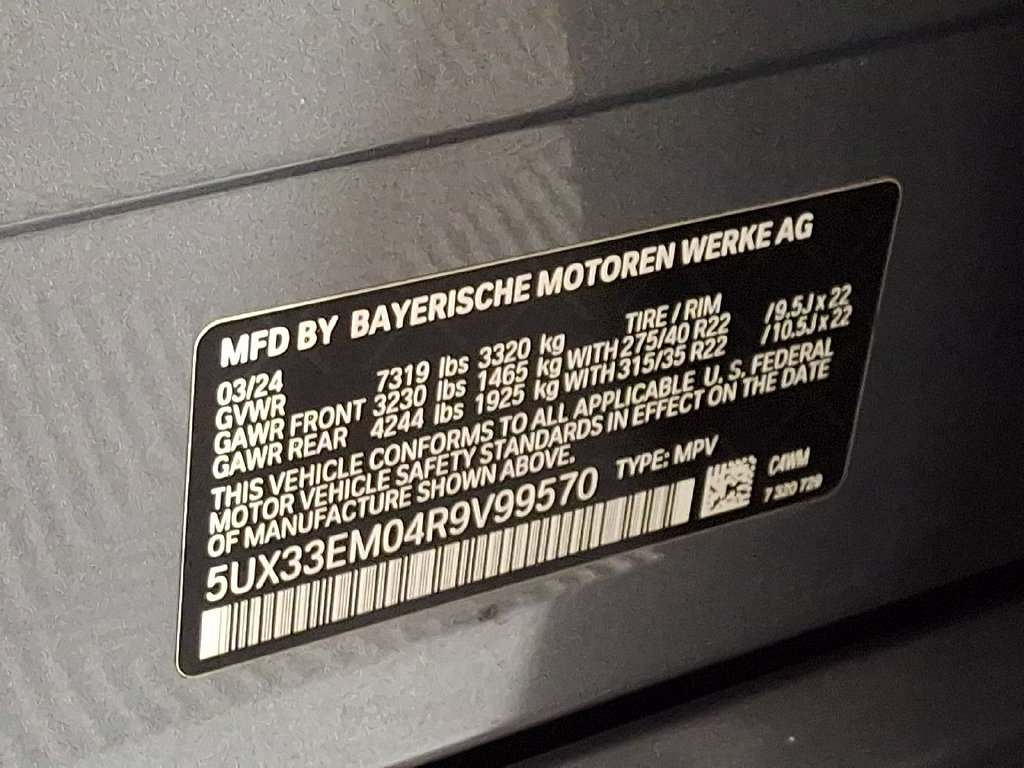 Certified 2024 BMW X7 M60i w/ Executive Package AWD/4WD image 28