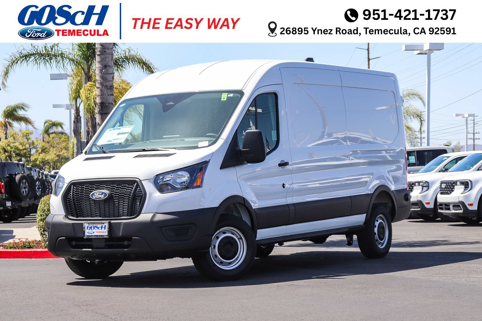 New 2026 Ford Transit 250 148 Medium Roof w/ Load Area Protection Package RWD image 1