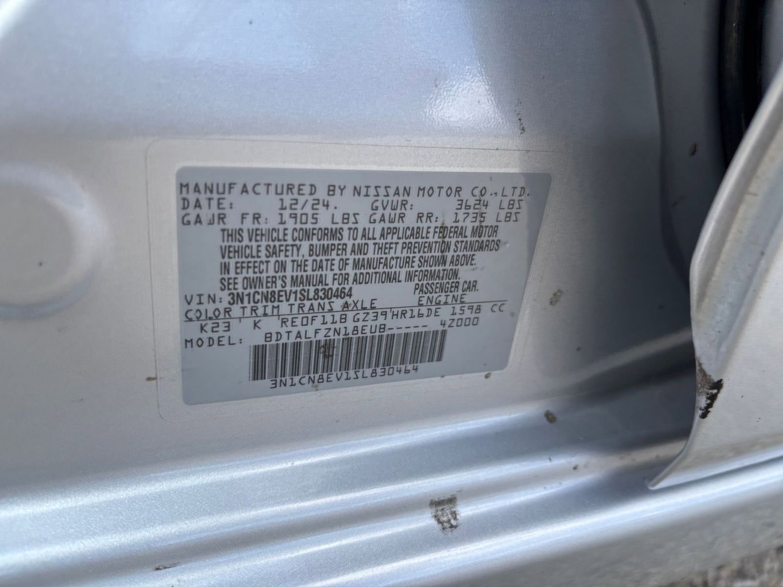 Used 2025 Nissan Versa SV FWD image 27