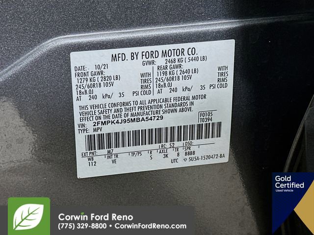 Used 2021 Ford Edge SEL w/ Cargo Accessory Package image 35