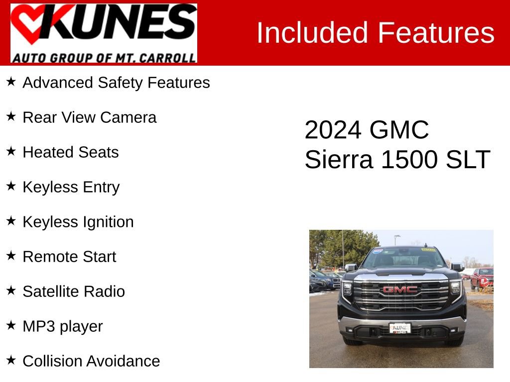 Used 2024 GMC Sierra 1500 SLT w/ X31 Off-Road Package AWD/4WD image 3