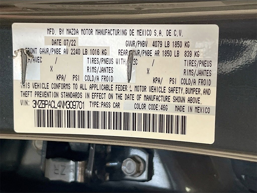 Used 2022 MAZDA MAZDA3 s image 31