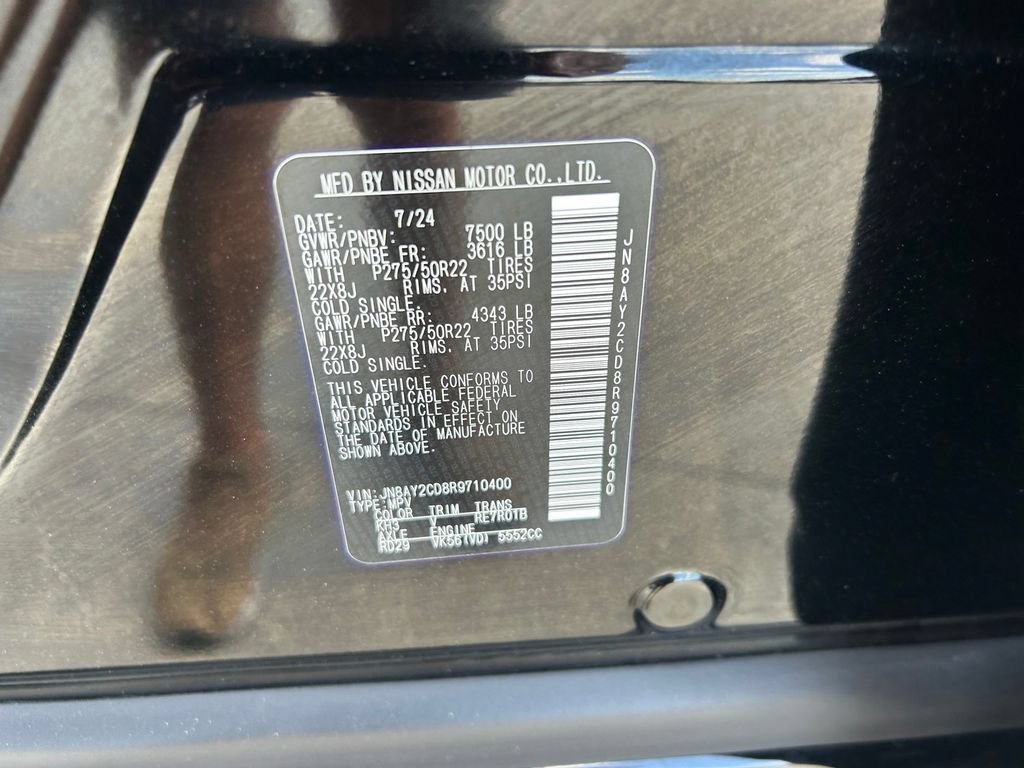 Used 2024 Nissan Armada Platinum w/ Cargo Package AWD/4WD image 10