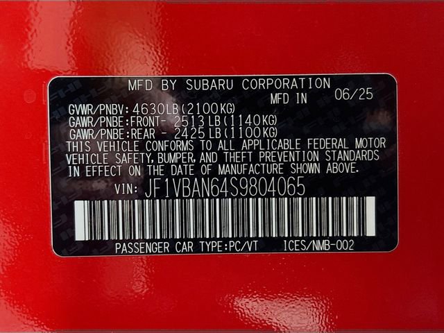 New 2025 Subaru WRX Limited image 32